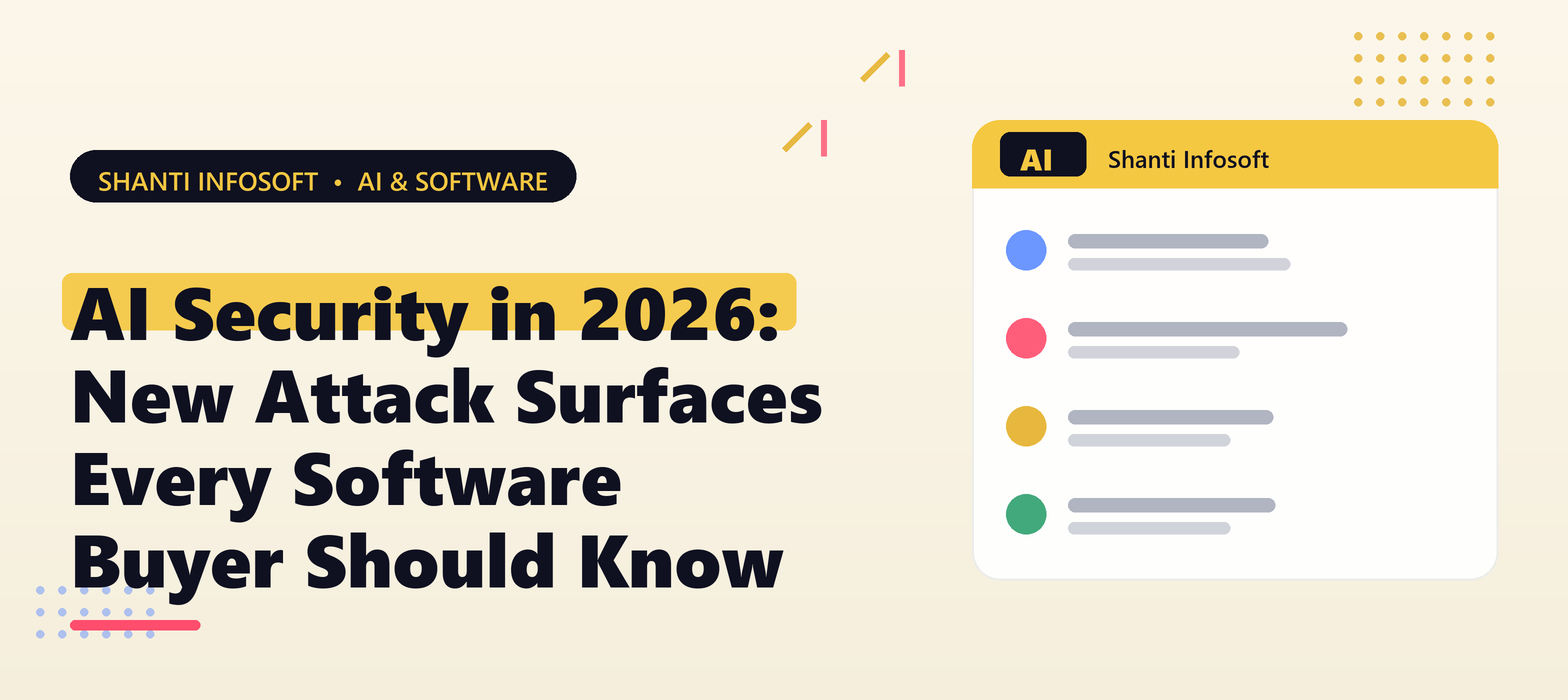 AI Security in 2026: New Attack Surfaces Every Software Buyer Should Know — Shanti Infosoft 2026