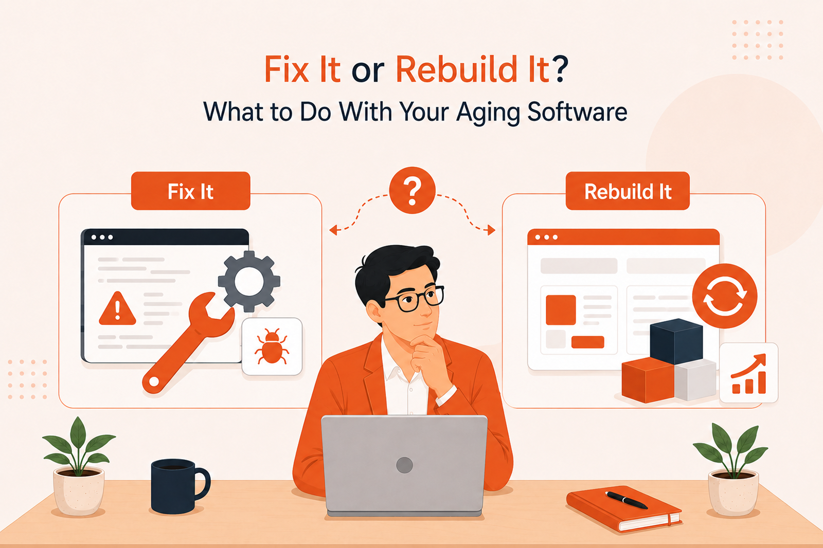 Fix It or Rebuild It? What to Do With Your Aging Software - Shanti Infosoft 2026
